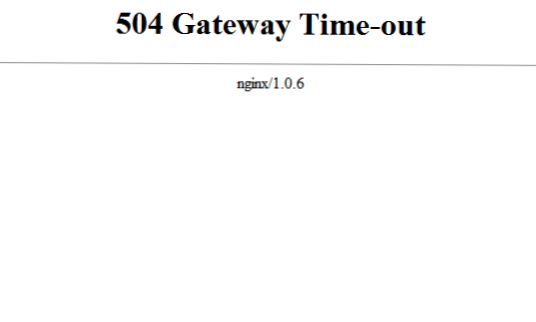 504 Gateway Time-out después de que el complemento personalizado inserta datos en la base de datos mysql