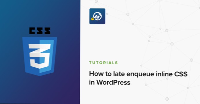 Přidejte vložený CSS na přihlašovací stránku pomocí wp_add_inline_style