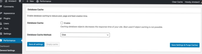 Po instalaci w3 Total Cache se změny frontendu nedotknou