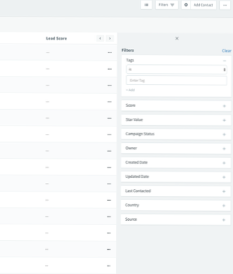 Best practice to show table data with filtering option