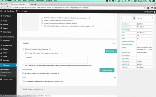 Der beste Weg, um eine große Datei mit wp all import in WordPress hochzuladen