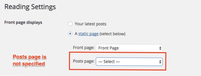 Blog Post On Home Page Displaying Page Published Date Not Post Published Date