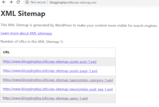 Můžeme zcela odstranit soubory Sitemap pro WordPress (WordPress 5.5)?