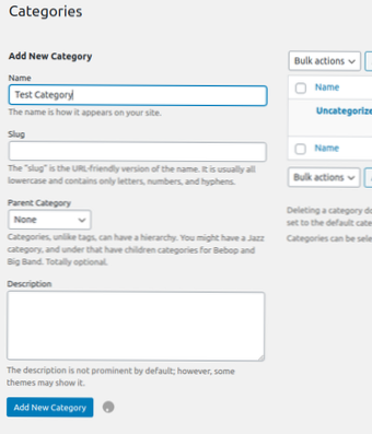 Kan ikke tilføje kategori eller brugerdefineret taksonomi fra admin. WordPress-webstedet er hostet i Windows 16-serveren via IIS. Ingen XAMPP eller WAMP