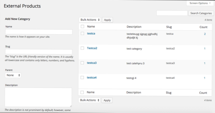 category list with cutom post count
