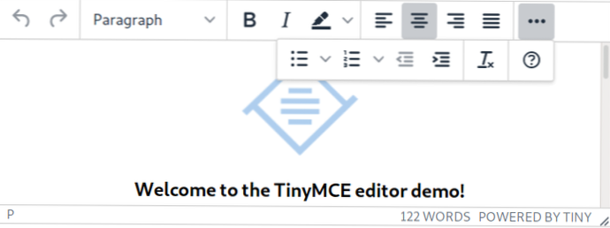 Skift bredde på TinyMCE