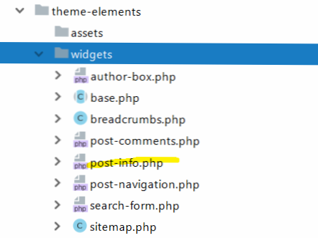 Elementor how do I customize the post_info widget in the single post template?