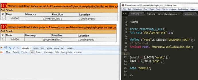 FEHLER beim Übergeben von Daten von JS an PHP über AJAX