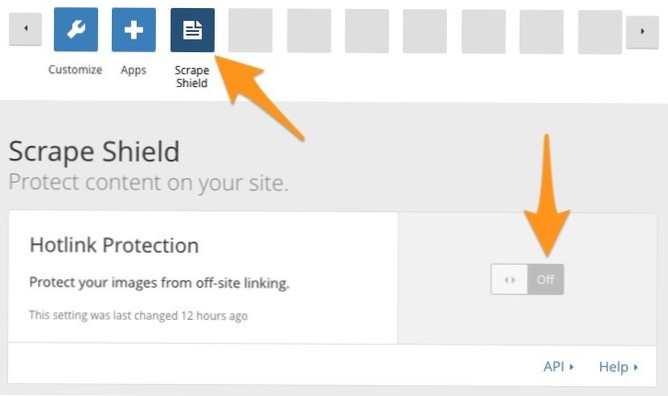 Exclude image from cloudflare hotlink protection