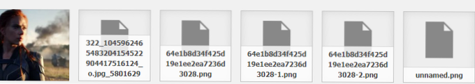 Imagen de carga de front-end, sin vista previa de imagen en los medios