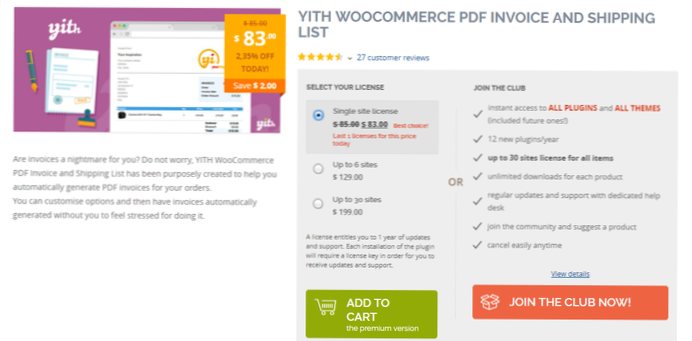 Generar pdf a partir de un pedido de woocommerce