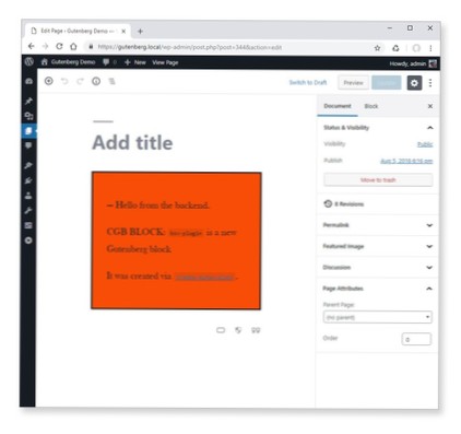 Gutenberg-galleriet har ingen CSS i mitt anpassade tema