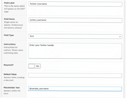 cómo agregar más campo al usuario de wp y guardarlo en la base de datos