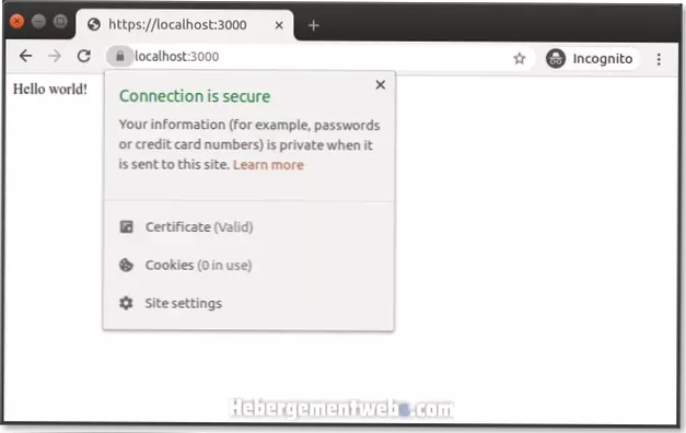 Hvordan best kan jeg beholde min lokale vert på Http mens ekstern produksjon er på Https