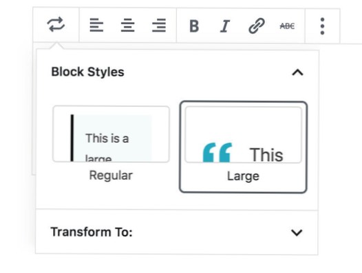 Comment puis-je ajouter la prise en charge du style de bloc au bloc HTML de base dans Gutenberg?