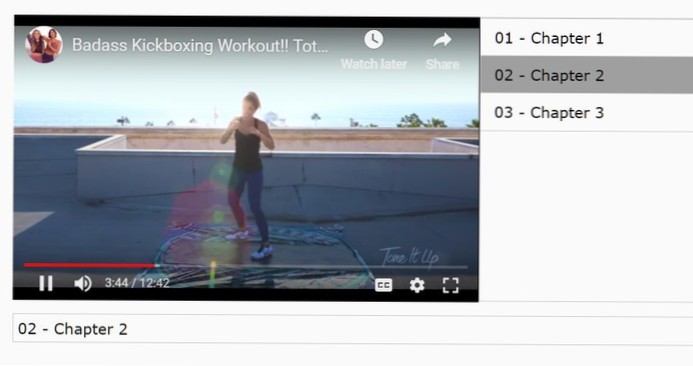 How can I create an interactive custom frame around embedded YT video?