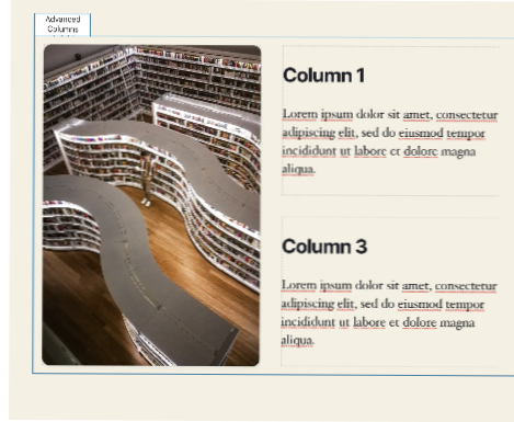 How can I create more advanced layouts in Gutenberg block editor?