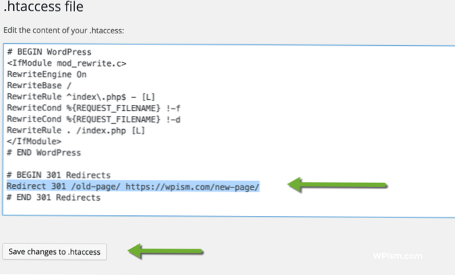 Come posso effettuare il reindirizzamento 301 da '/%post_id%/' a '/%postname%/'?