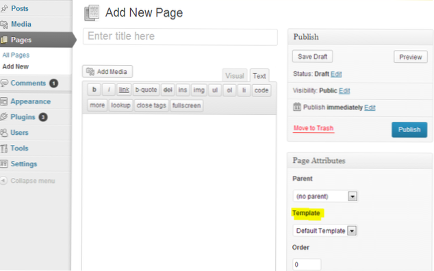 comment ajouter une nouvelle page PHP dans le plugin WordPress