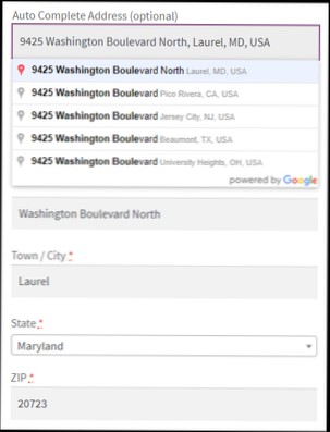 How to Autocomplete addresses for WooCommerce