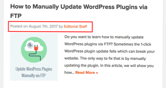 Comment éditer les métadonnées d'un article avant de publier le post it self wordpress?