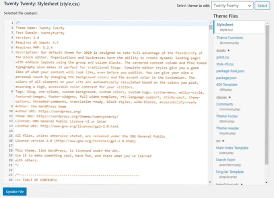 Hvordan legge inn HTML-kode fra WP Coder-plugin (eller annet) i hovedindeksmal for temaet