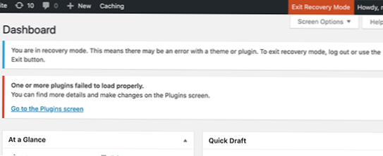 Comment corriger l'erreur de publication de blog wordpress? Quelqu'un peut-il aider à résoudre ce problème?