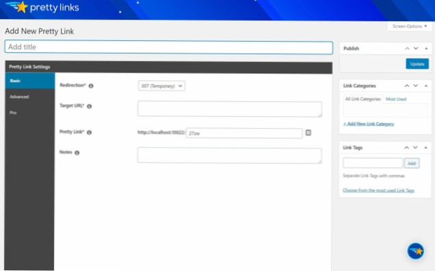 How to generate expiring URL of the page?