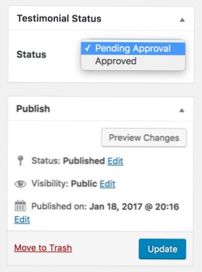 How to get all post status