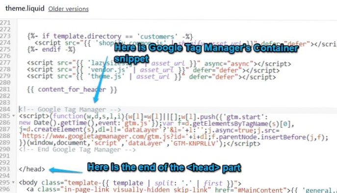 Sådan implementeres Google Tag Manager? [lukket]