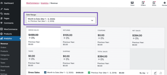 How to include order fees in Woocommerce reports?