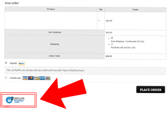 Comment ajouter manuellement des scripts sur la page de paiement wordpress