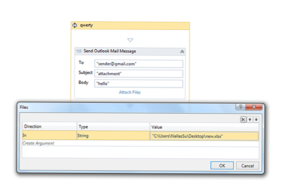 How to send a particular csv file as an email?