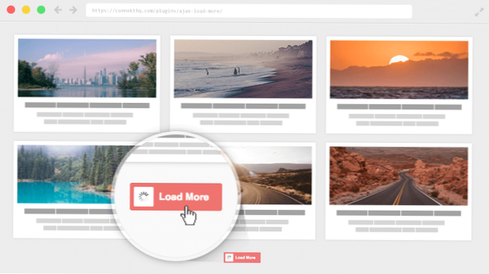 Sådan bruges Load more button ajax i wordpress til post