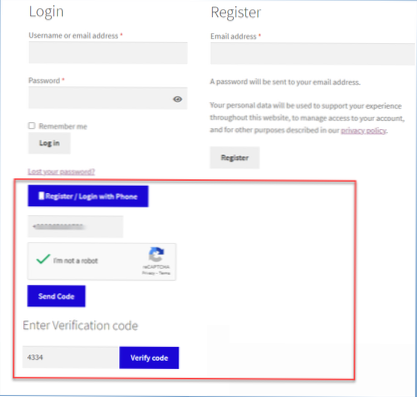 How to use mobile number as username in WooCommerce?