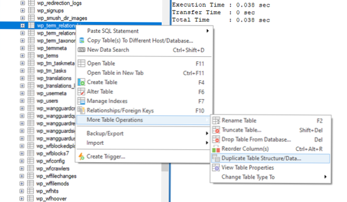 Comment utiliser la base de données Multi SQL dans Wordpress?