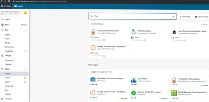 Non riesco ad accedere al mio wordpress