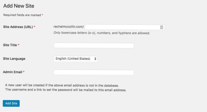 Existuje způsob, jak seskupit velké množství WordPress Multisites pro snadnější organizaci?