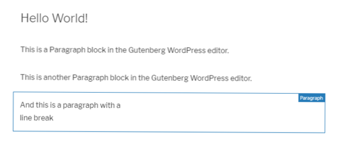 Line break in Gutenberg post title?