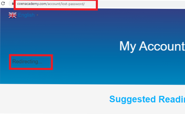 il collegamento della password persa non funziona per il mio sito