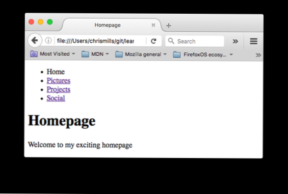 make link to search page