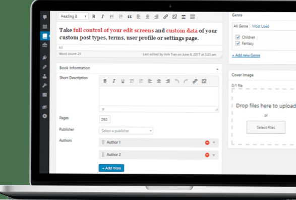 metabox wordpress show no frontend