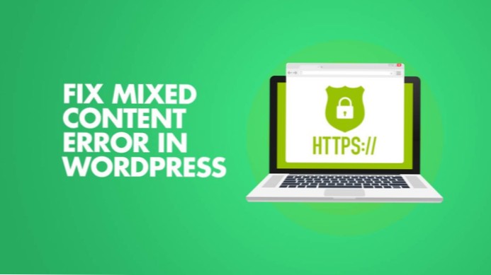 Erreur de contenu mixte après l'ajout du certificat SSL