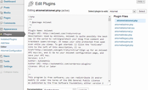 Modifier un plugin WordPress