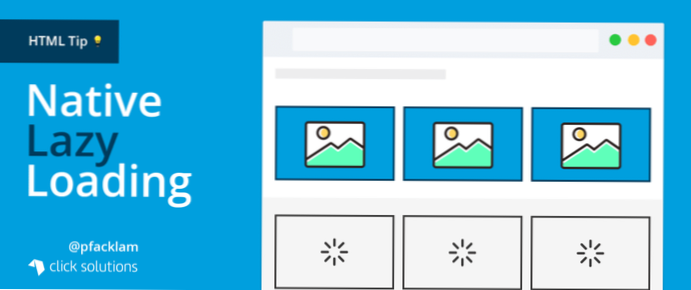 Native Lazy laddar på Safari