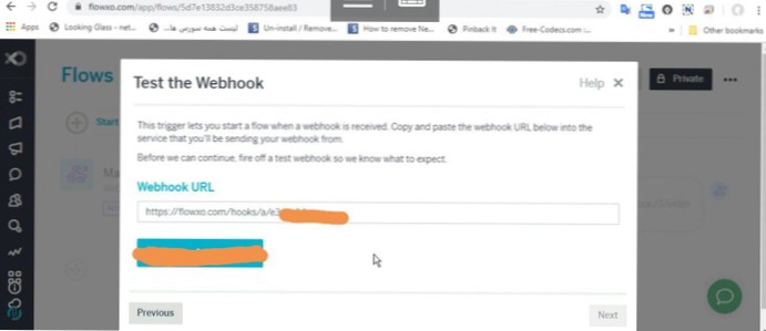 Obtain data returned from webhook