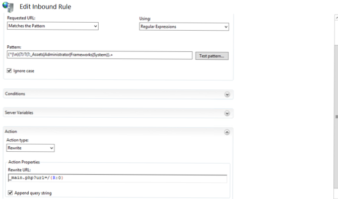 un URL per tutte le pagine