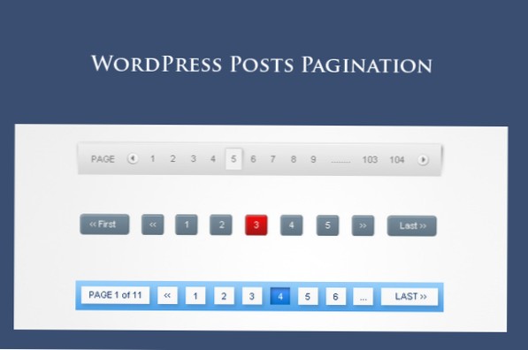 Pagination on custom post type without plugin