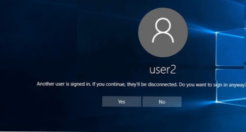 Mulig å ha flere brukerfaner for påloggingsøkter