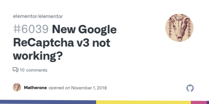 reCaptcha V3 fungerer ikke med mange plugins og temaer